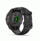 fenix 8 – 43 mm, AMOLED - Sapphire, Carbon grey DLC titanium with Black/pebble grey silicone band - 010-02903-21 - Garmin